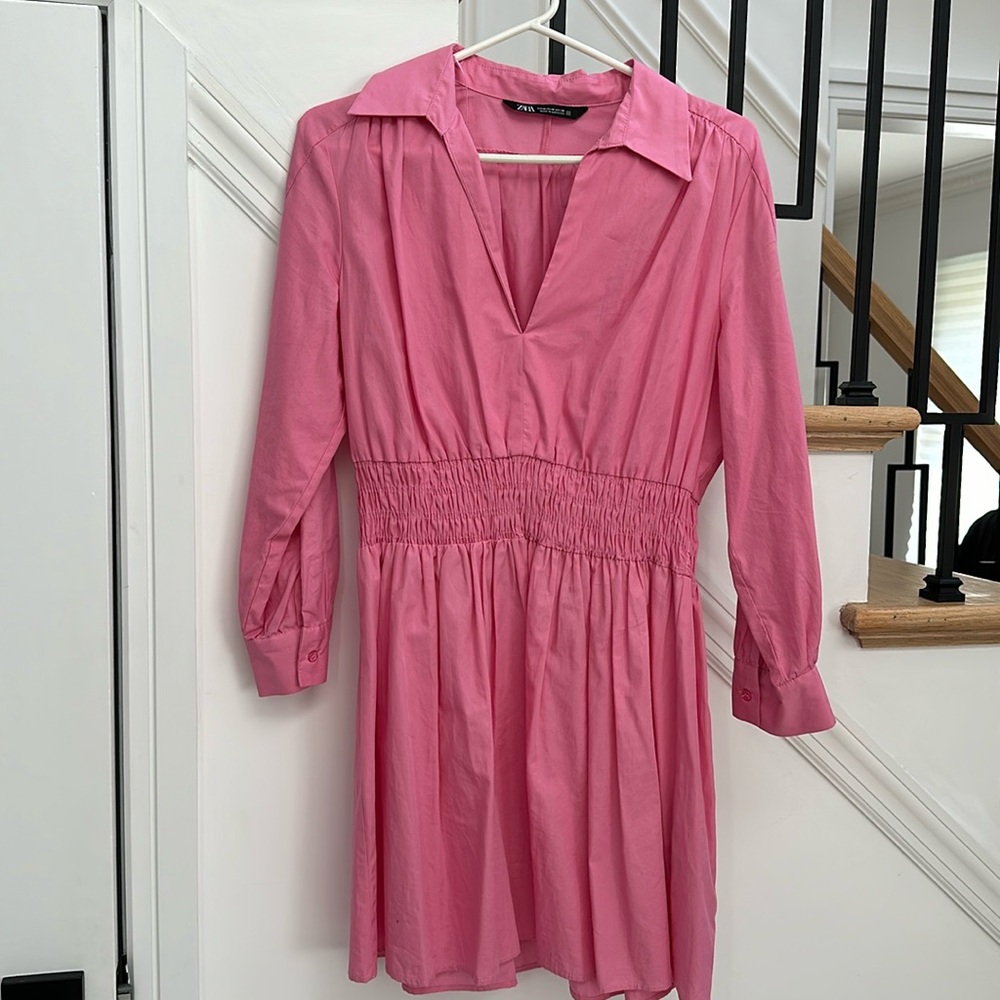 Zara poplin dress